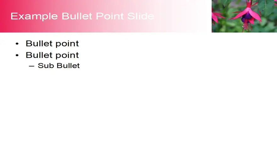 Fuchsia PowerPoint Template