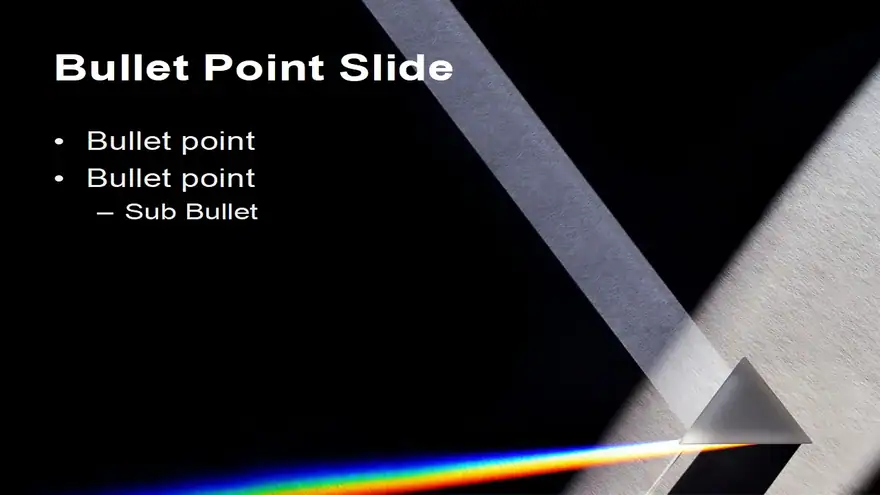 Glass Prism PowerPoint Template