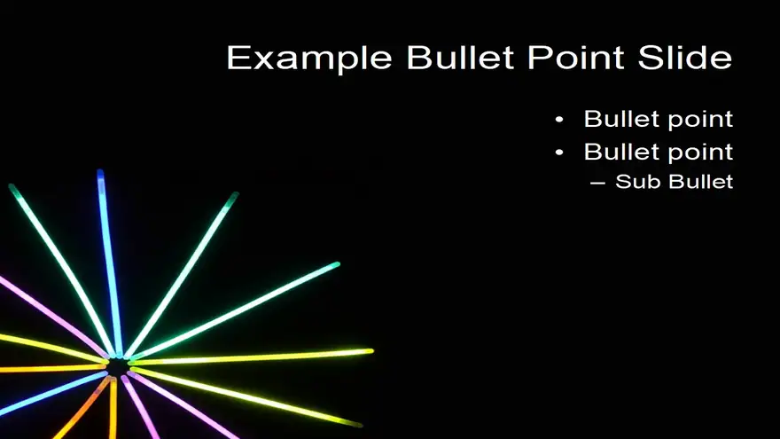 Glow Stick PowerPoint Template