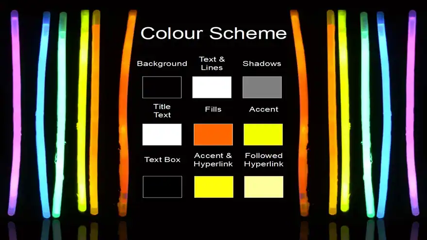 Glow Stick PowerPoint Template