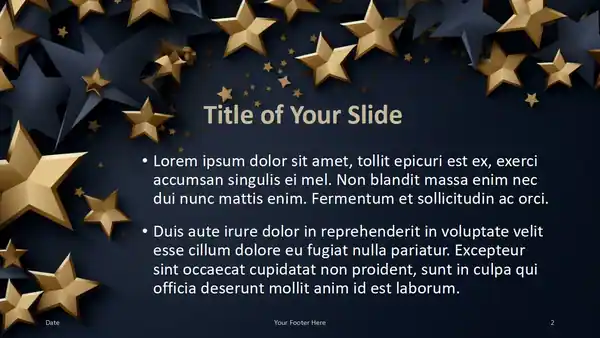 Gold Celestial Template