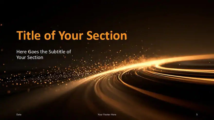 Golden Flow Template