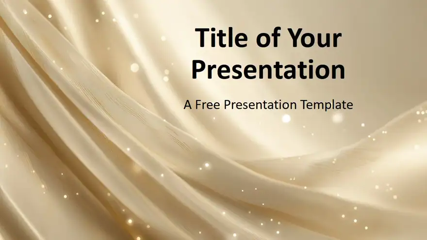 Golden Satin Silk Template