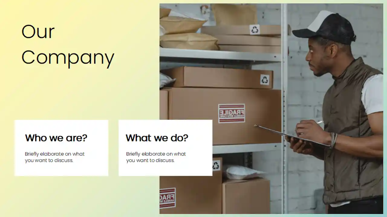 Gradient Minimal Logistics and Distribution of Goods Slides