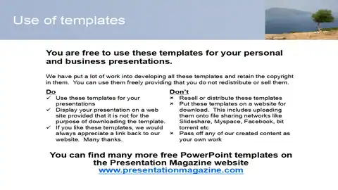 Greek Ocean View PowerPoint Template