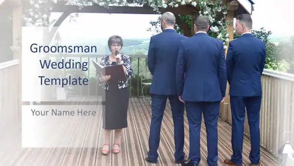 Groomsman PowerPoint Template