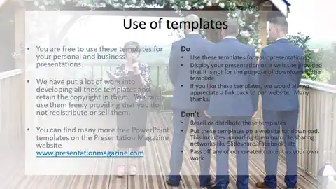Groomsman PowerPoint Template