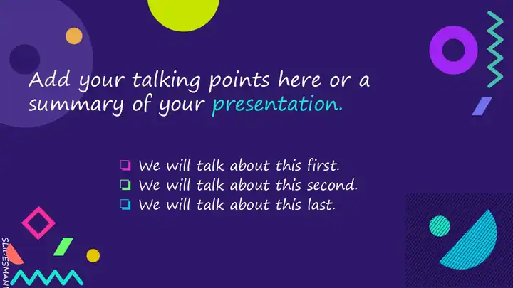Hammer Free vibrant template for Google Slides or PowerPoint presentations