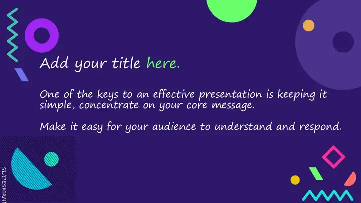 Hammer Free vibrant template for Google Slides or PowerPoint presentations