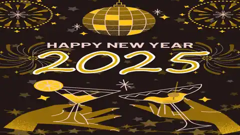 Happy New Year Greeting Poster