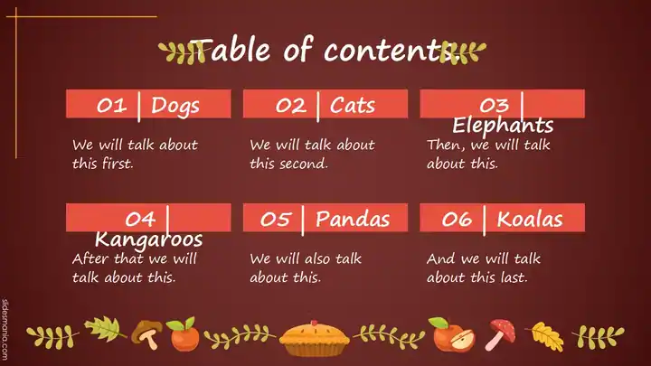 Happy Thanksgiving! Free PowerPoint, Google Slides, and Canva Template