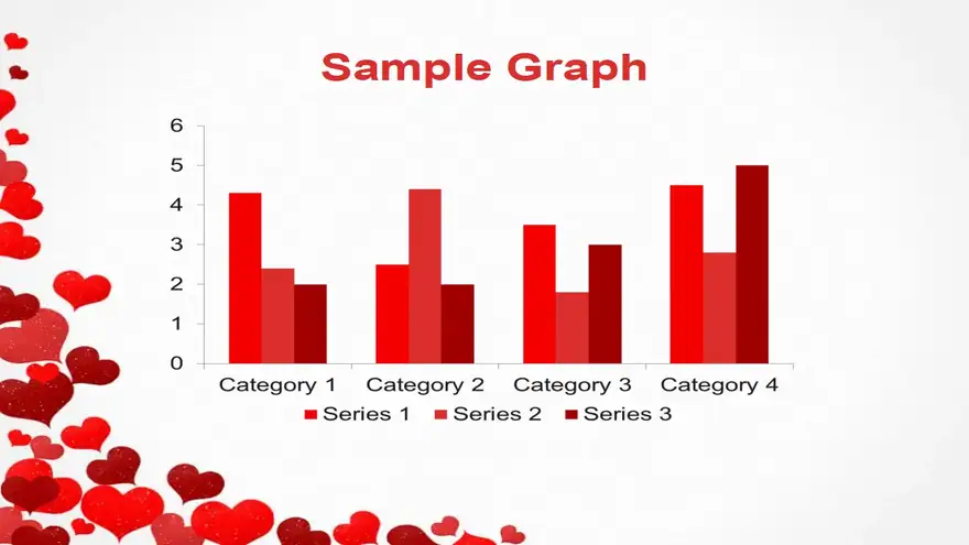 Heart Stamps PowerPoint Template