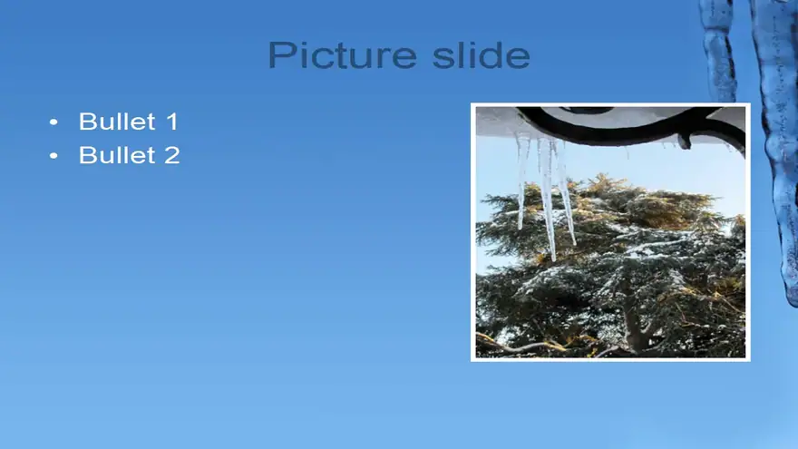 Icicles PowerPoint Template