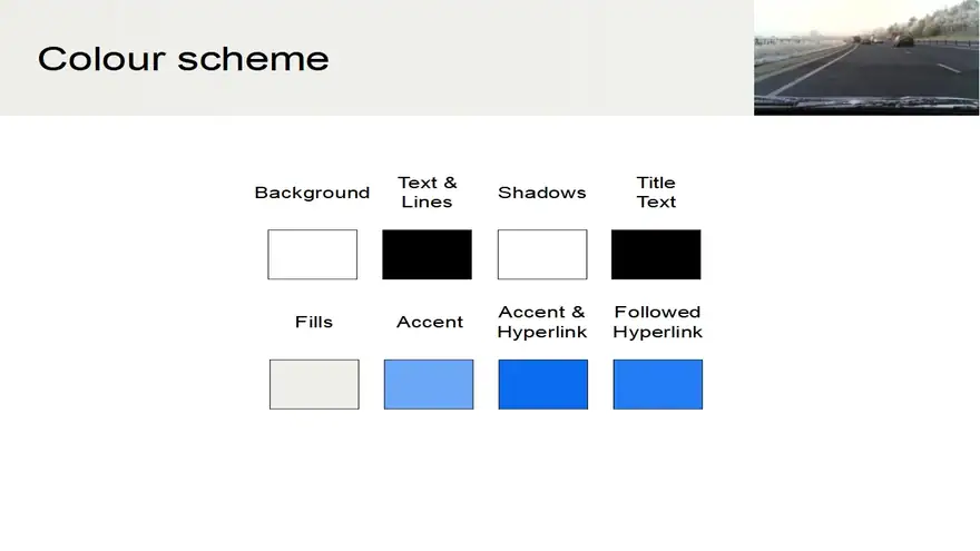 Icy Road PowerPoint Template