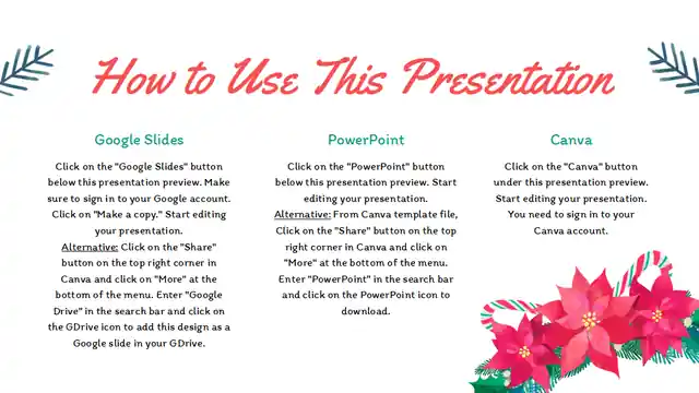 Illustrated Christmas Workshop Slides
