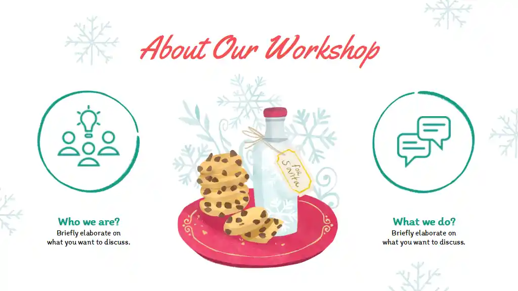Illustrated Christmas Workshop Slides