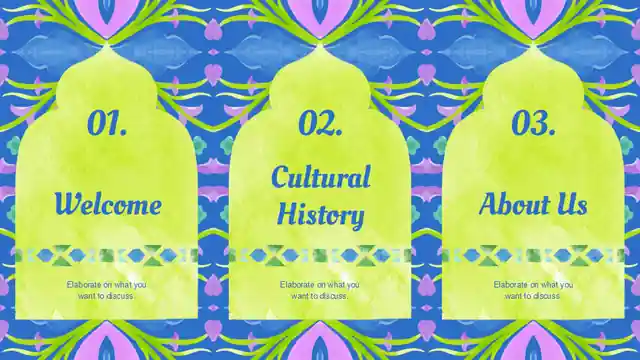 Islamic Cultural History Slides