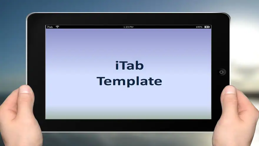 iTab Landscape Template