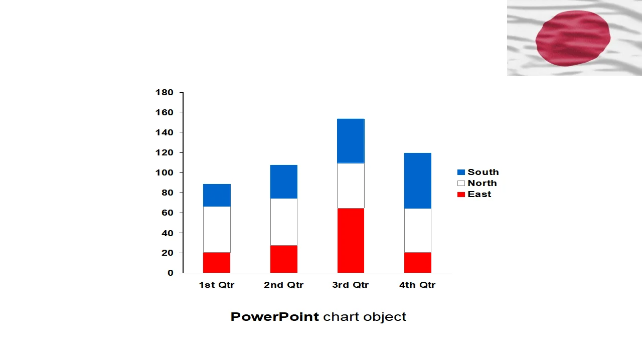 Japan Flag PowerPoint Template