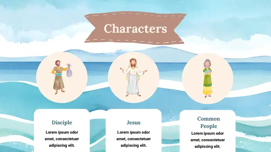 Jesus Feeds The 5000 Slides