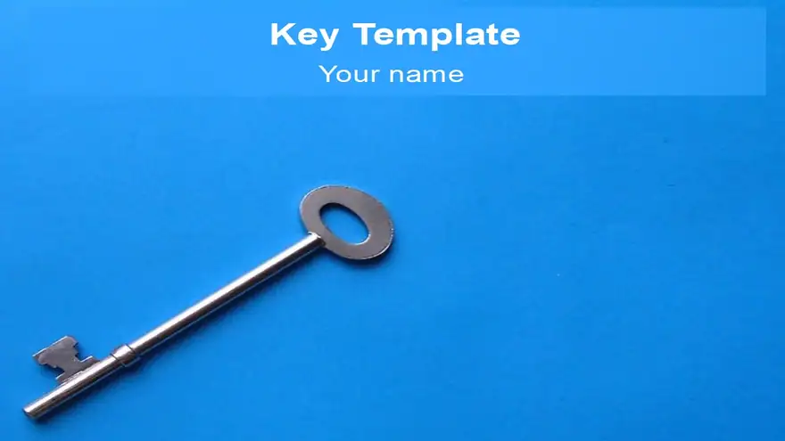 Key Background PowerPoint Template