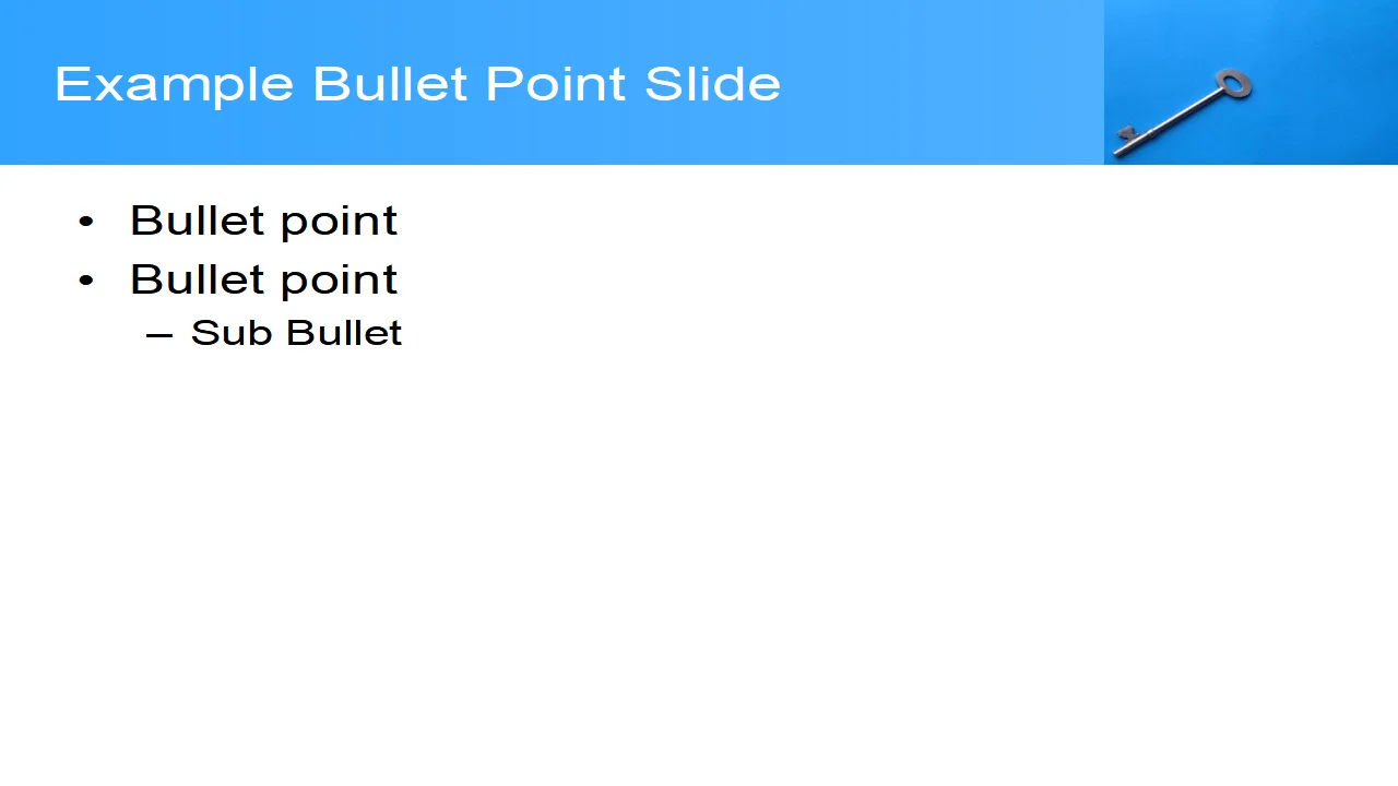 Key Background PowerPoint Template