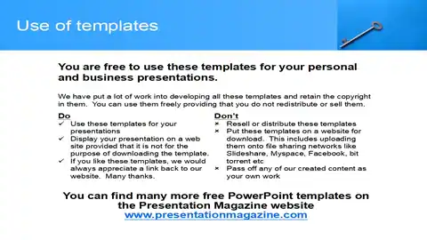 Key Background PowerPoint Template