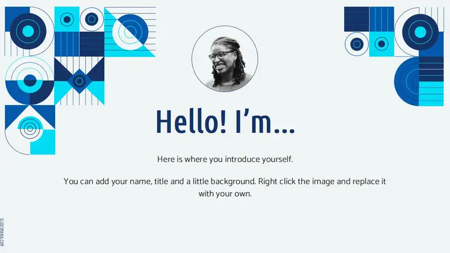 Lane, free theme with blue tiles.