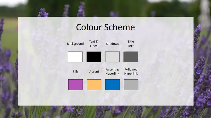 Lavender Fields Powerpoint Template