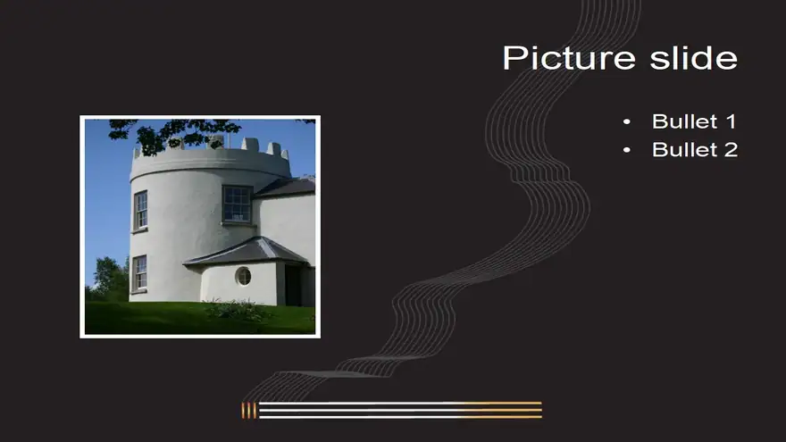 Lit Cigarette PowerPoint Template