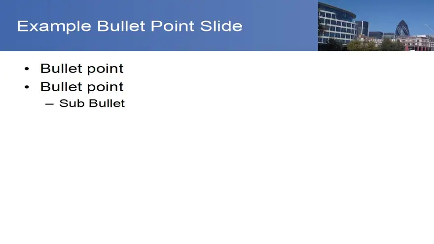 London Skyline Template