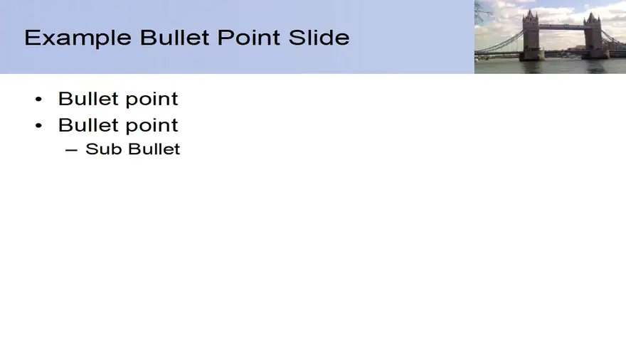 London Tower Bridge Template