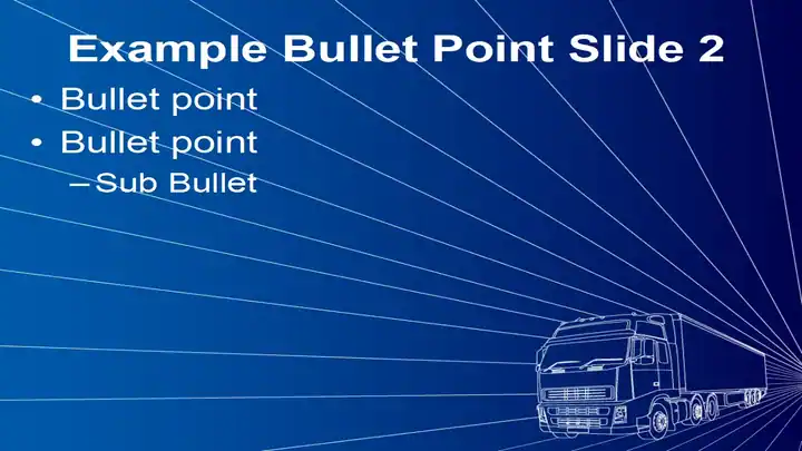 Lorry Template (blue)