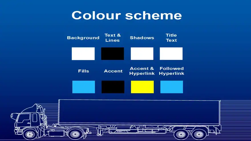 Lorry Template (blue)