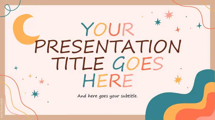 Maeve, joyful and creative slides theme.