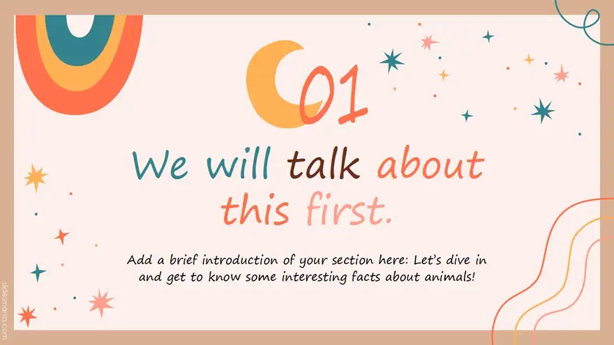 Maeve, joyful and creative slides theme.