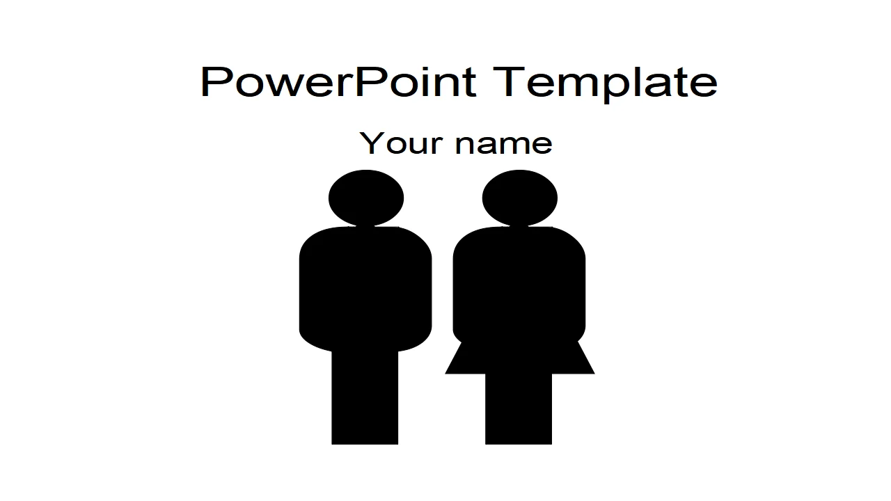 Male and Female Template
