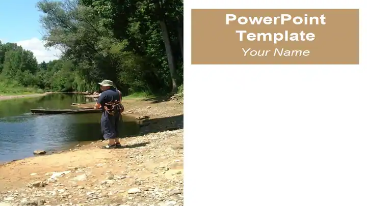 Man Fishing Template