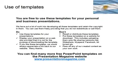 Map of Argentina PowerPoint Presentation