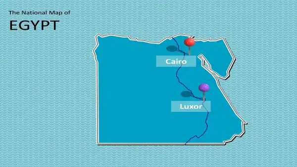 Map of Egypt Template