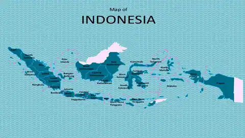 Map of Indonesia Template
