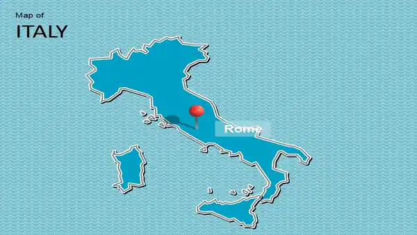 Map of Italy Template