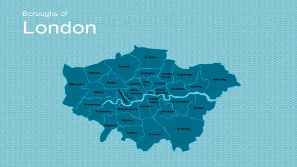 Map of London Template