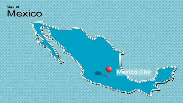 Map of Mexico Template