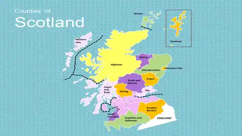 Map of Scotland Template