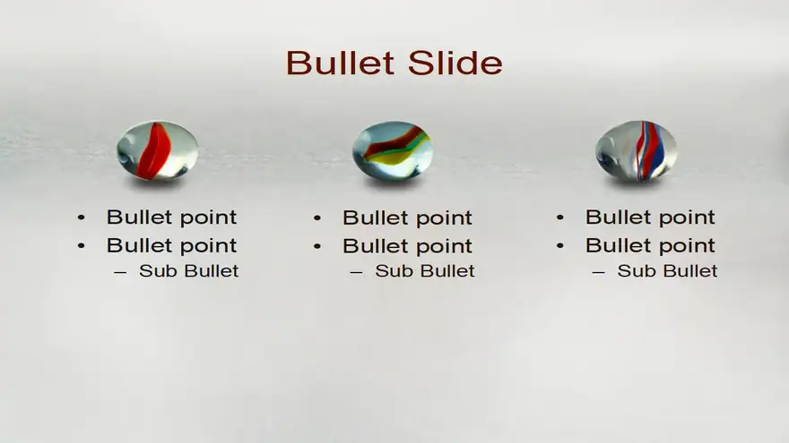 Marbles PowerPoint Template