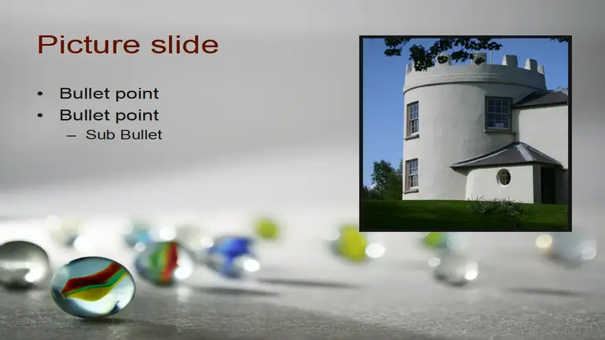 Marbles PowerPoint Template