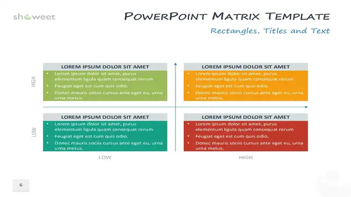 Matrix Templates for PowerPoint