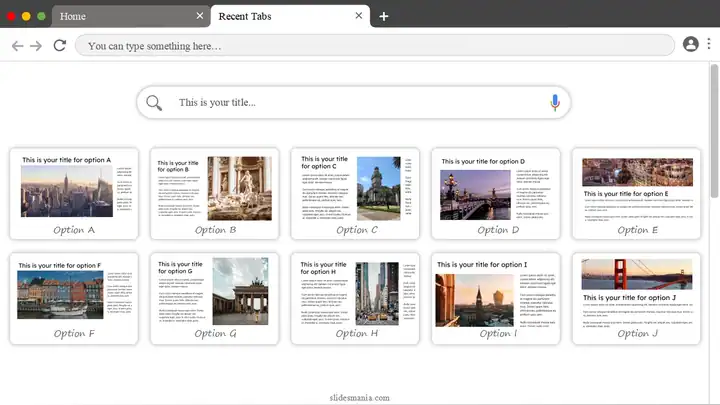 Mc Krome, interactive slides template.