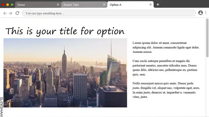 Mc Krome, interactive slides template.